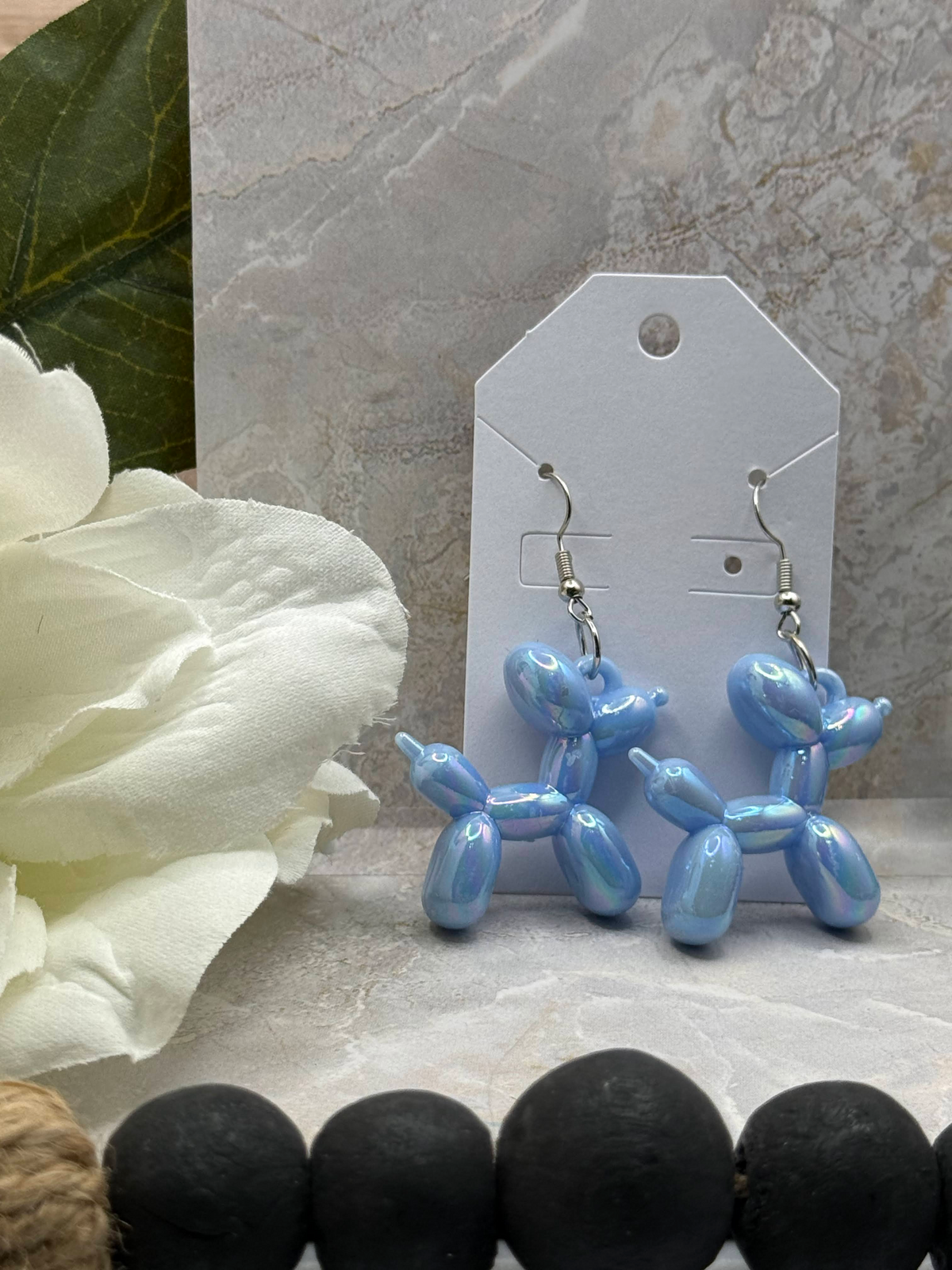 Balloon Dog Dangle Earrings | Choose Your Color