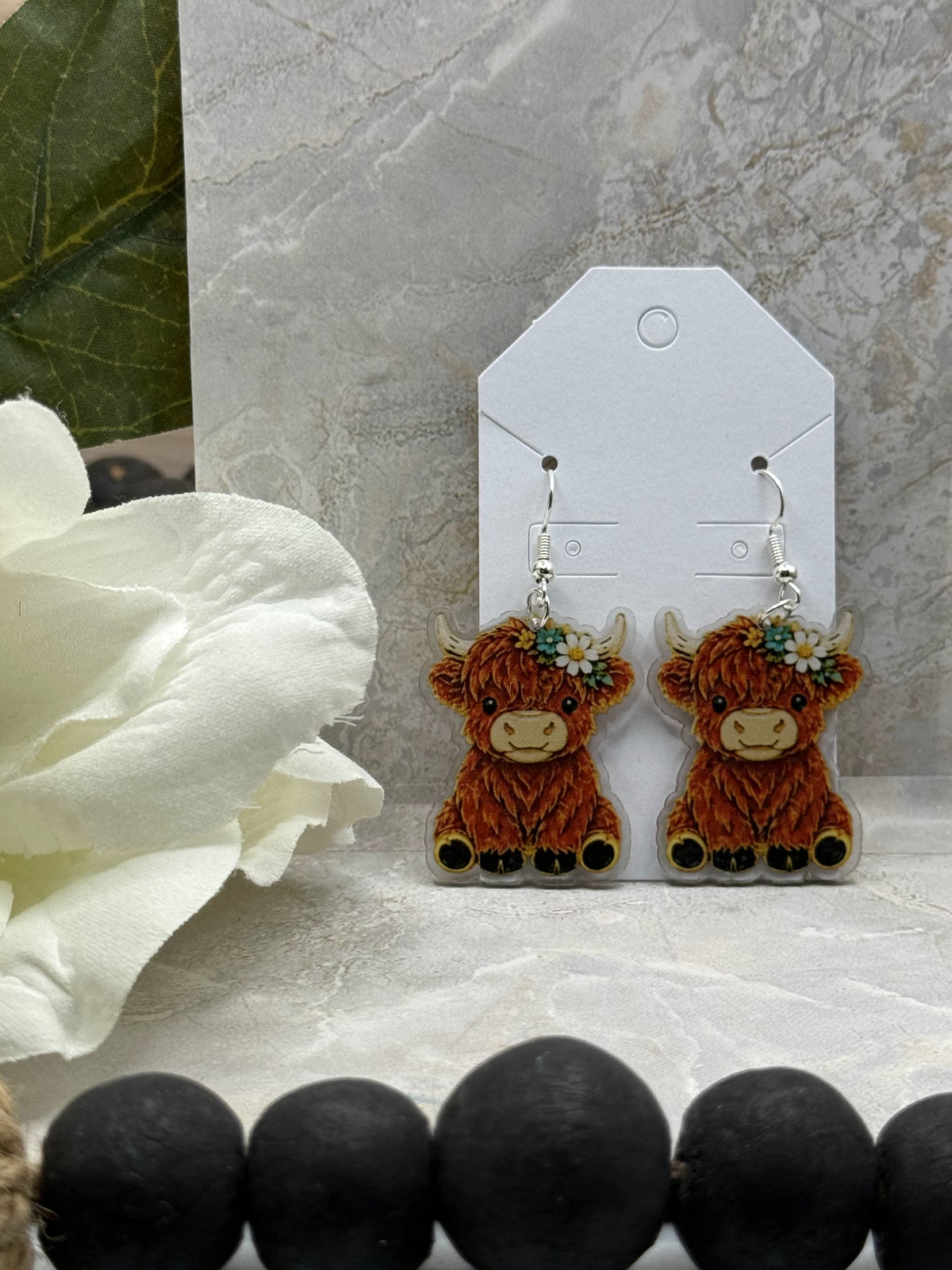Highland Cow Dangle Earrings | Choose Your Style