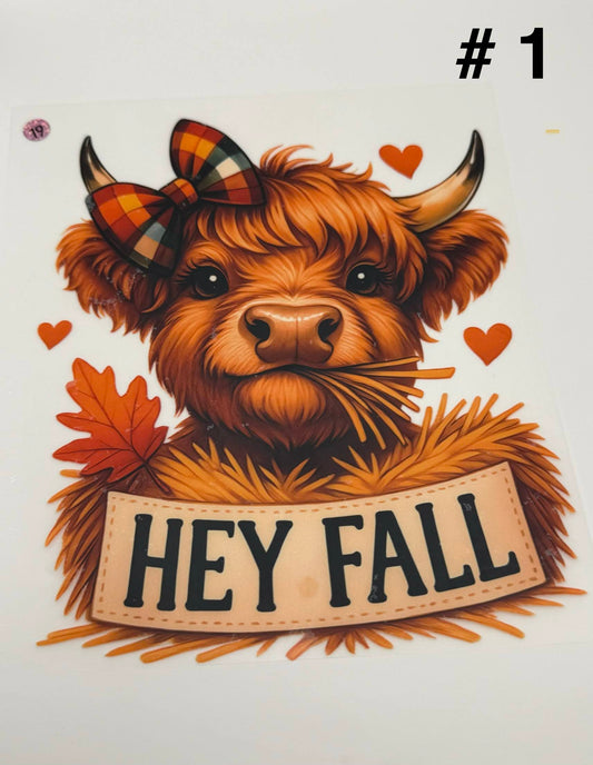 Fall & Halloween DTF Heat Transfers