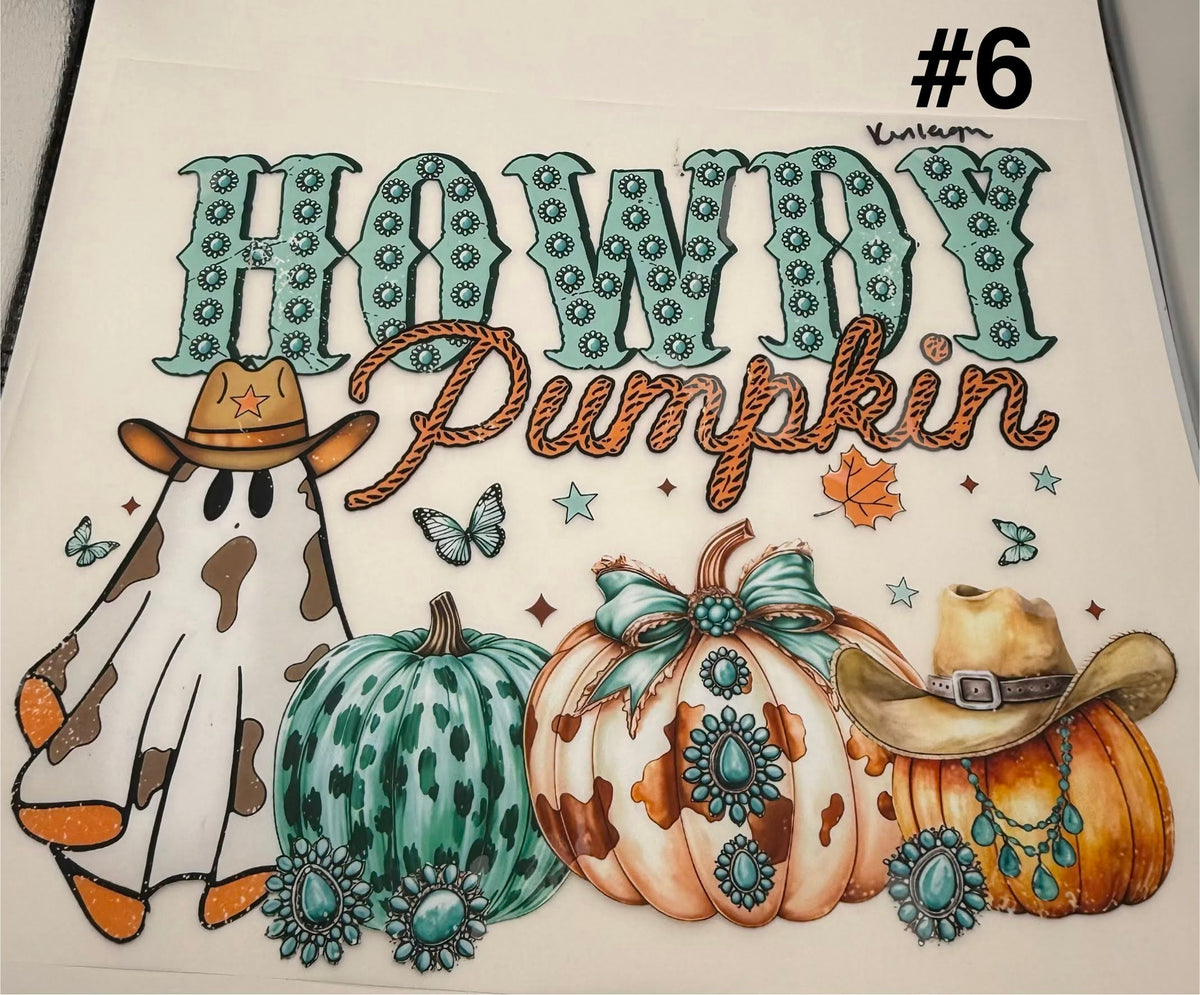 Fall & Halloween DTF Heat Transfers