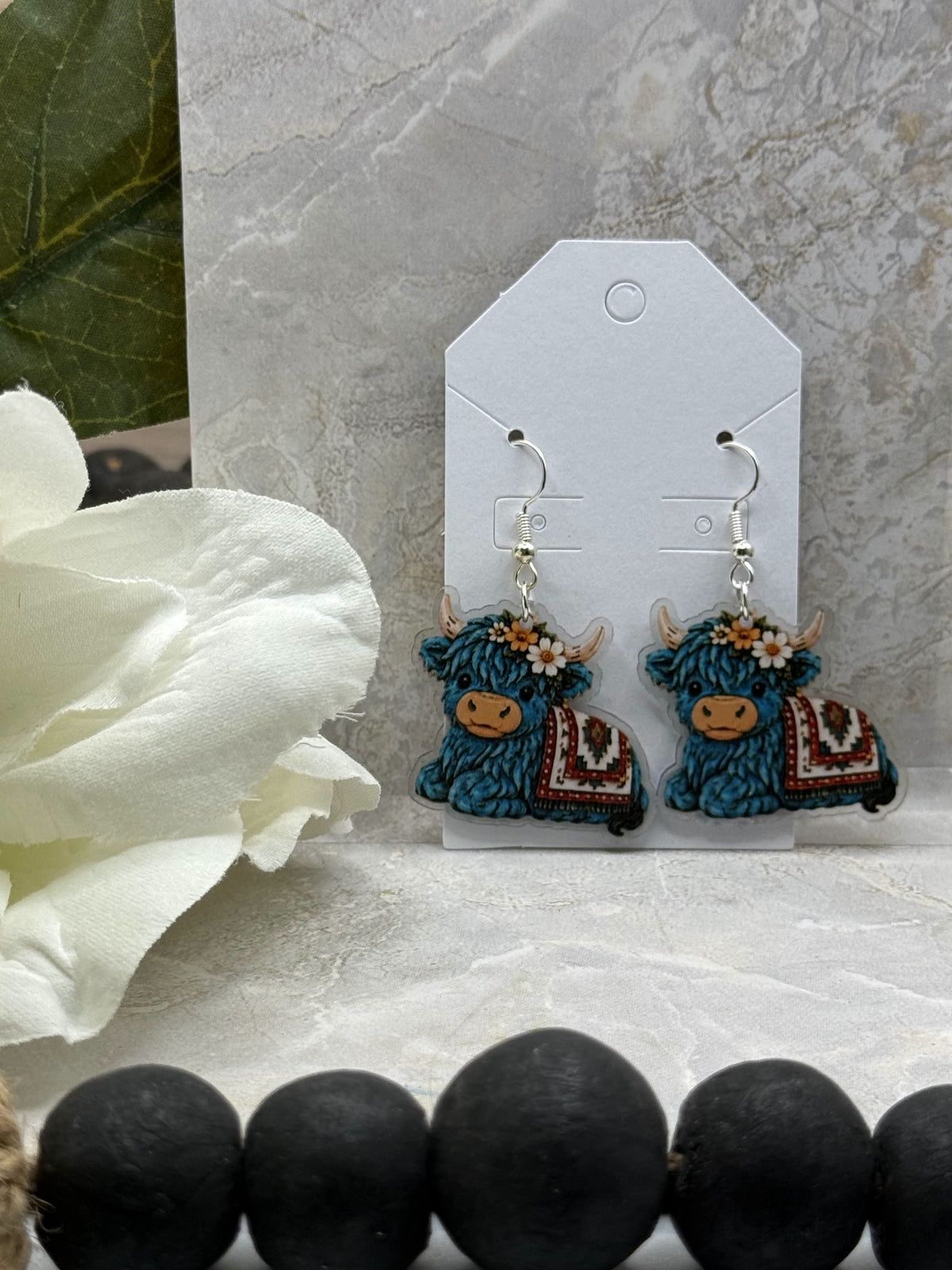 Highland Cow Dangle Earrings | Choose Your Style