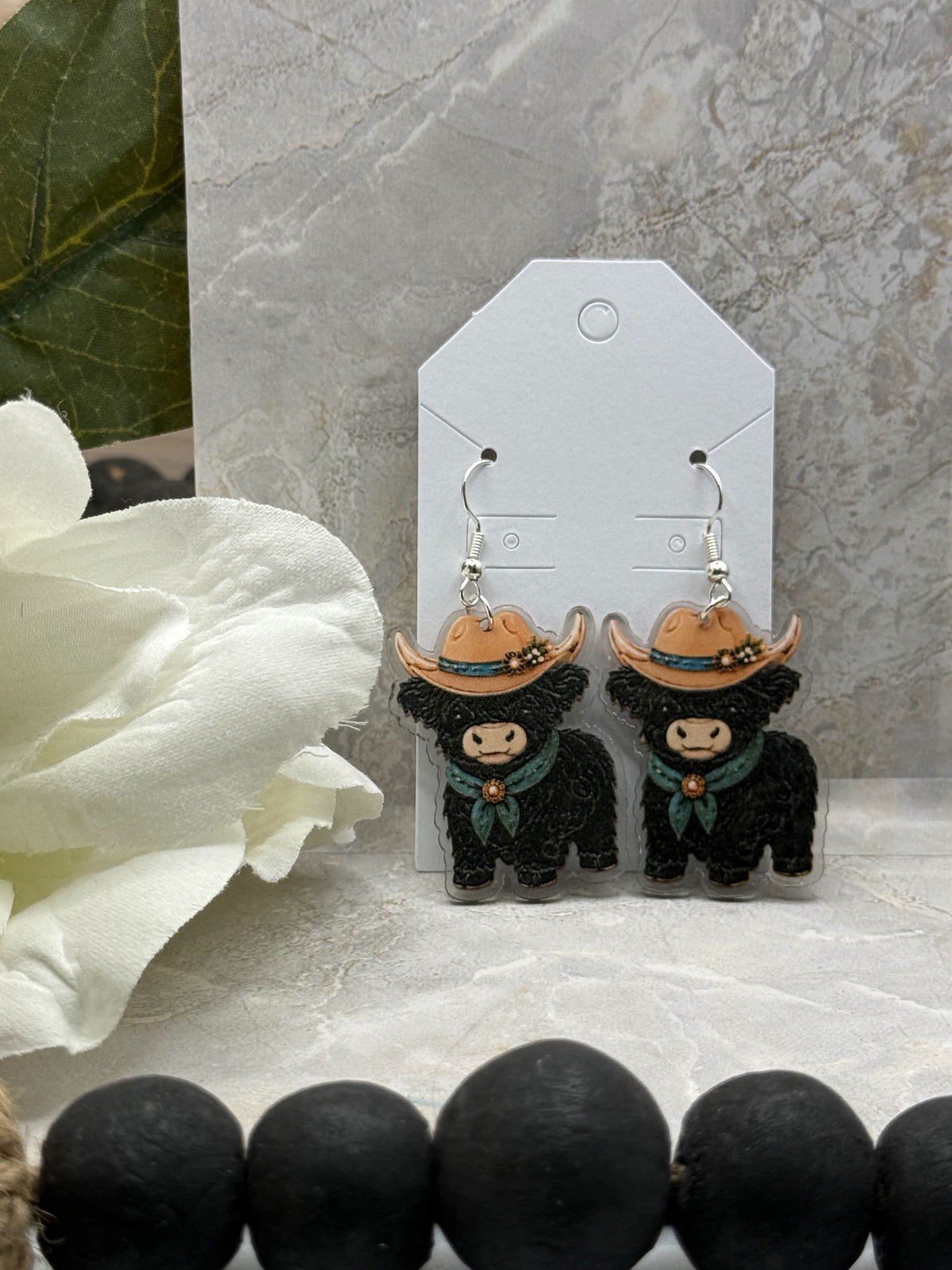 Highland Cow Dangle Earrings | Choose Your Style